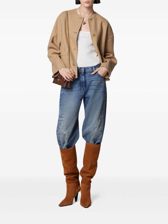 26FW 베르사체 스트레이트 팬츠 10208781A147761D870 Blue - VERSACE