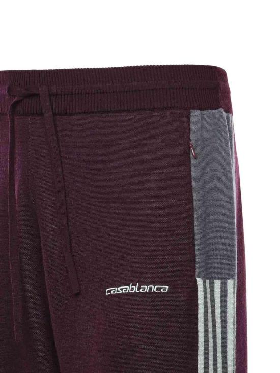 26FW 카사블랑카 스트레이트 팬츠 MAW25KW110201 Purple - CASABLANCA