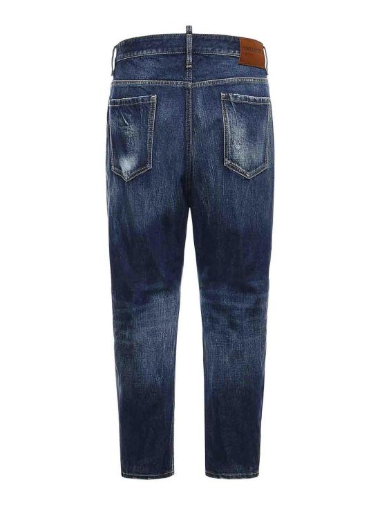 25FW 디스퀘어드2 스트레이트 팬츠 S71LB1637D30011470 Blue - DSQUARED2