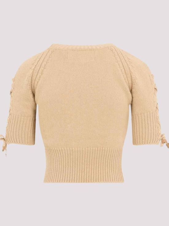 25FW 에르마노 설비노 반팔 티셔츠 D475L709BHZ51213 Beige - ERMANNO SCERVINO