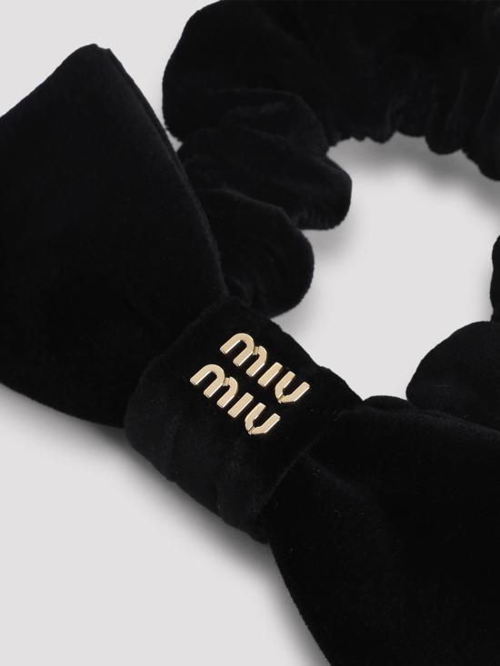 27SS 미우미우 헤어 액세서리 5IF181068F0002 Black - MIU MIU