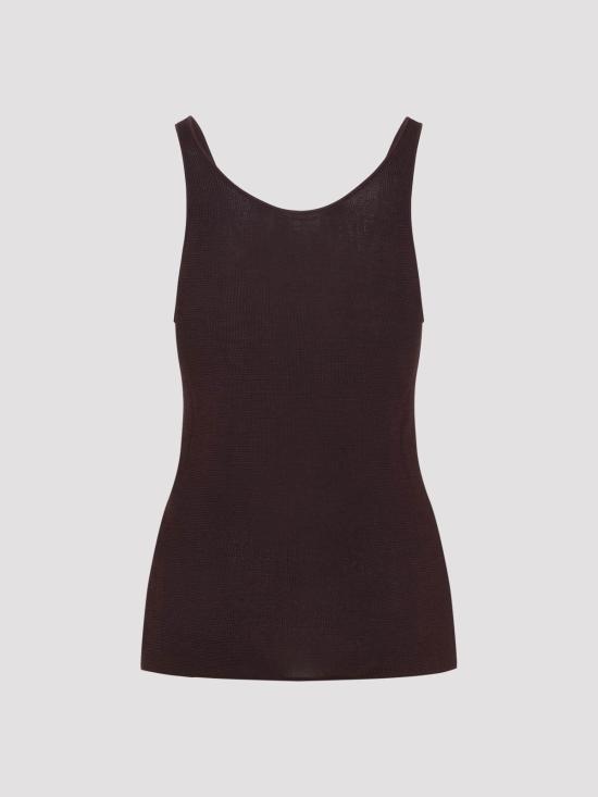 26SS 더프랭키샵 민소매 티셔츠 TAFS174447711 Burgundy - THE FRANKIE SHOP