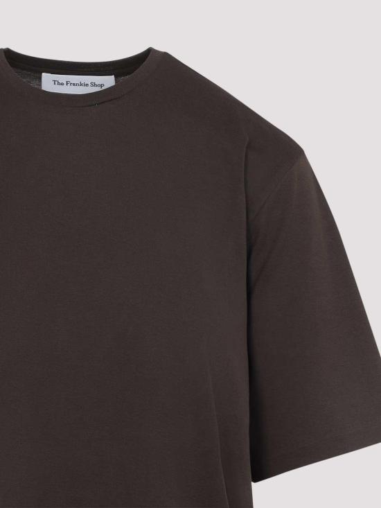 26SS 더프랭키샵 반팔 티셔츠 TSFS044222200 Brown - THE FRANKIE SHOP