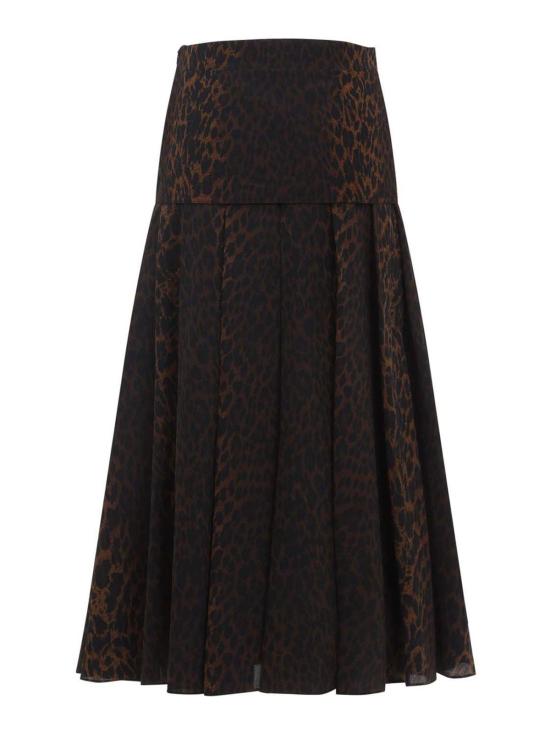 25FW 발렌시아가 미디 스커트 850671TSL712135 Brown