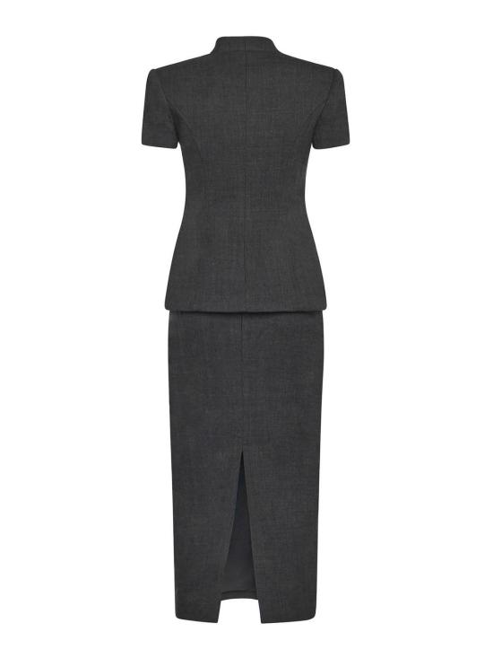 27SS 셀프 포트레이트 미디 스커트 RS26160MAGR Grey - SELF PORTRAIT