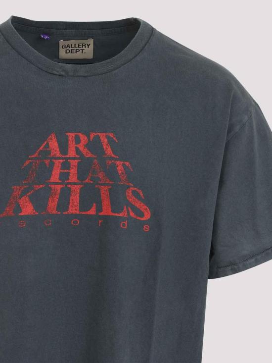 26SS 갤러리 디파트먼트 반팔 티셔츠 TFL10292LT Black - GALLERY DEPT