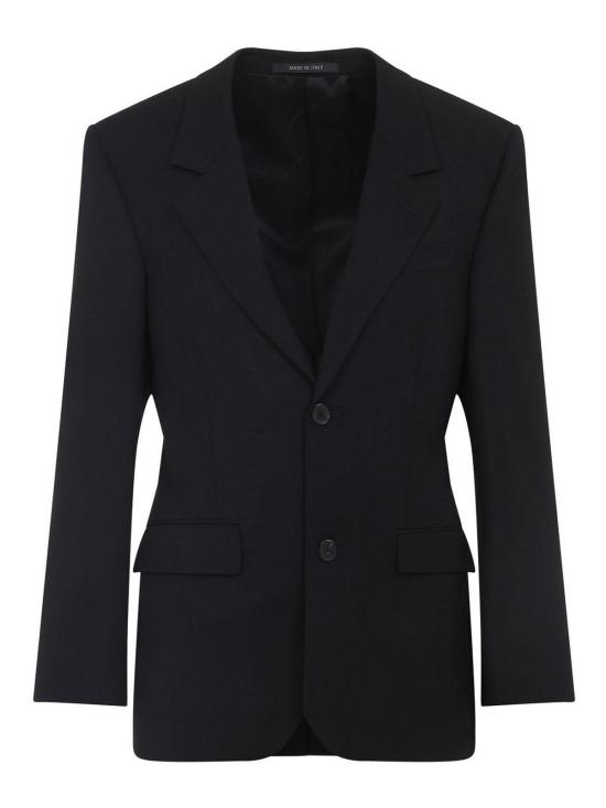 25FW 발렌시아가 스탠다드 테일러드 자켓 850772TPT071038 Black