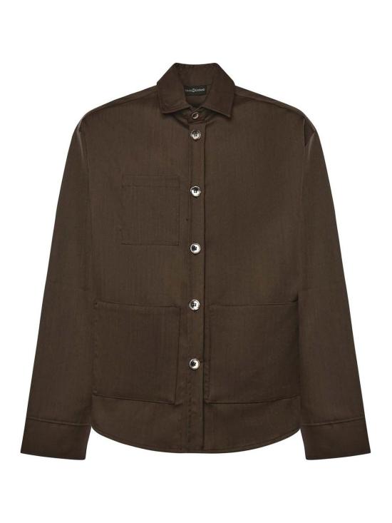 25FW 줄리아노 갈리아노 긴팔 셔츠 TOBHIASBRONZO Brown