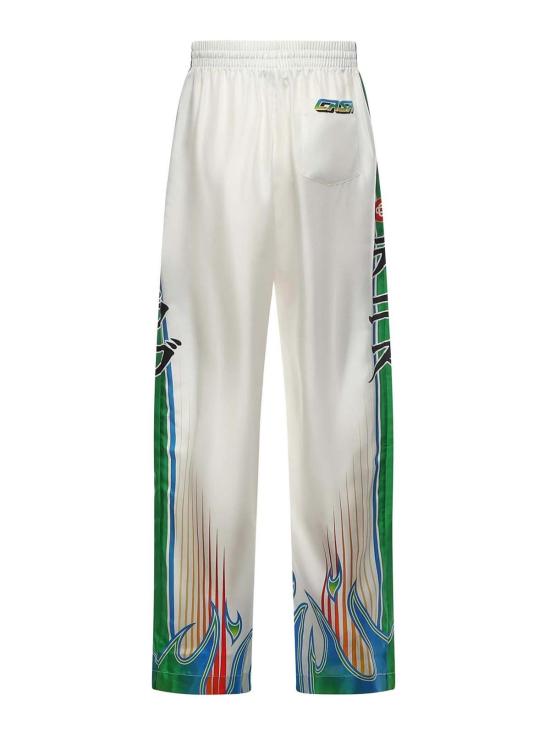  카사블랑카 트레이닝/조거 팬츠 MAW25TR06001 White - CASABLANCA