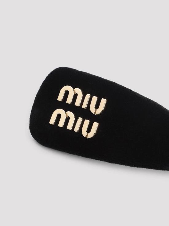 27SS 미우미우 헤어 액세서리 5IF092068F0002 Black - MIU MIU