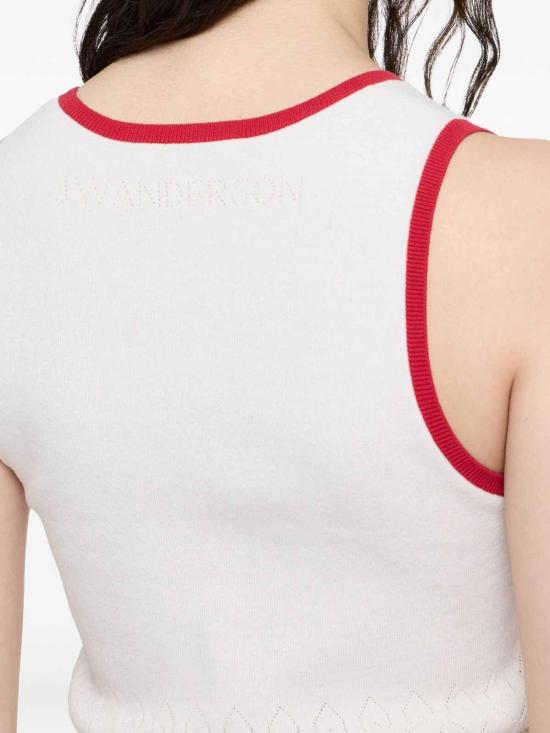 26FW JW앤더슨 베스트 KW1442YN0432241 White - JW ANDERSON