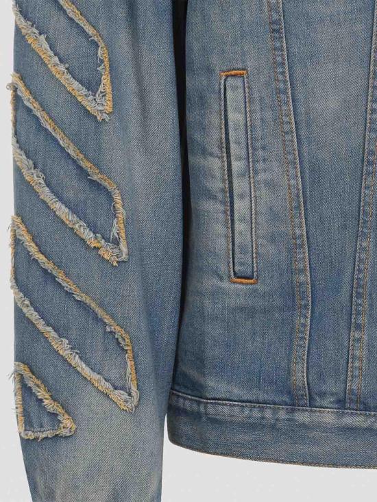  오프화이트 자켓 OMYE09BF25DEN0014141 Blue - OFF WHITE