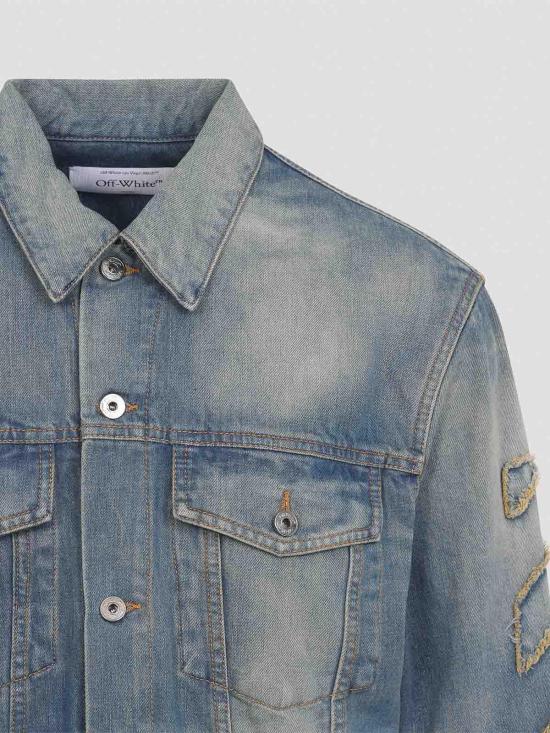  오프화이트 자켓 OMYE09BF25DEN0014141 Blue - OFF WHITE