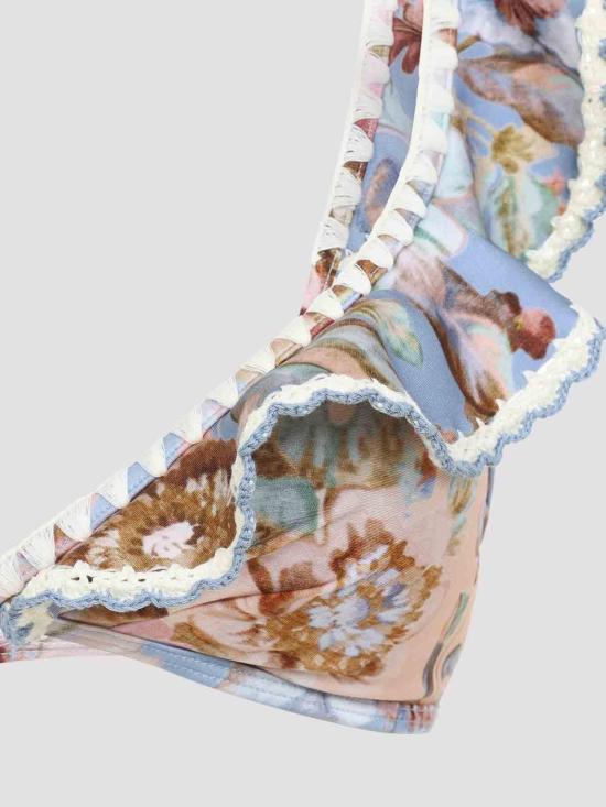  짐머만 비키니 수영복 5776WRS261SPLICED Light Blue - ZIMMERMANN