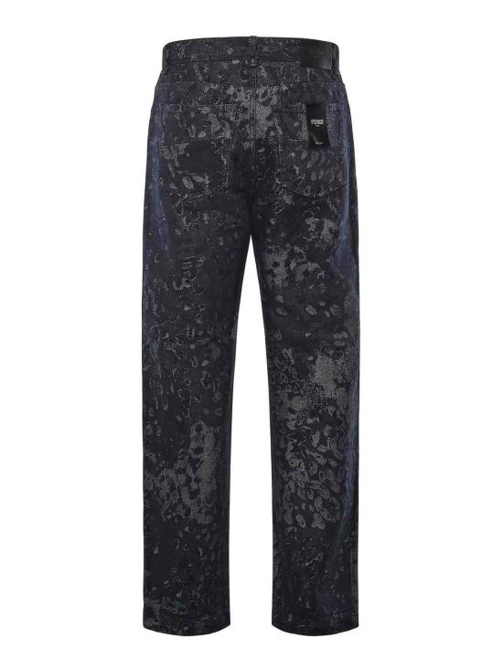 26SS 펜디 스트레이트 팬츠 FLP302AW1BF0QA2 Blue - FENDI