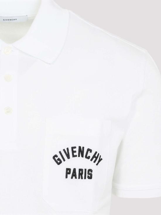 26SS 지방시 폴로 티셔츠 BML00T3YSD100 White - GIVENCHY