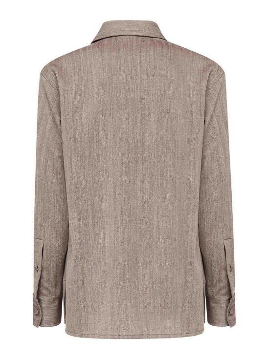 25FW 골든구스 셔츠 GWP02470P00209040190 Brown - GOLDEN GOOSE