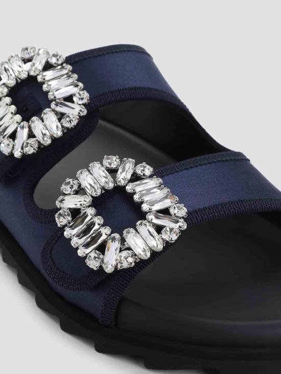 26SS 로저비비에 뮬/슬리퍼 RVW45844480RS0U807 Medium Wash - ROGER VIVIER