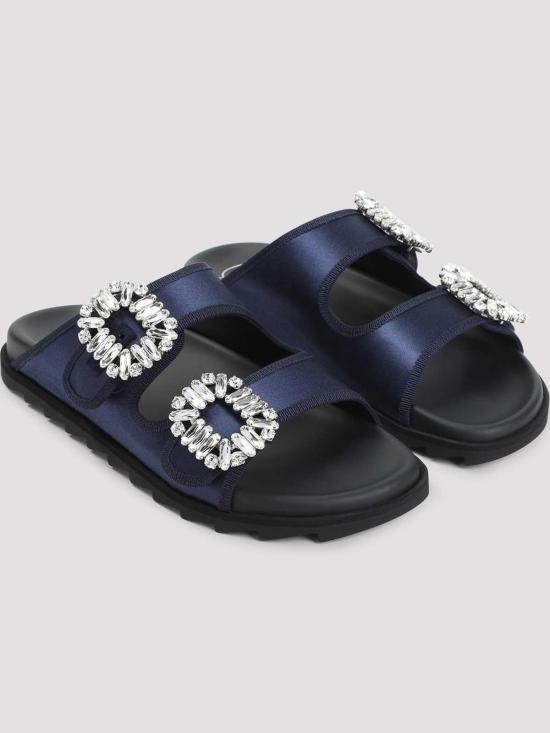 26SS 로저비비에 뮬/슬리퍼 RVW45844480RS0U807 Medium Wash - ROGER VIVIER