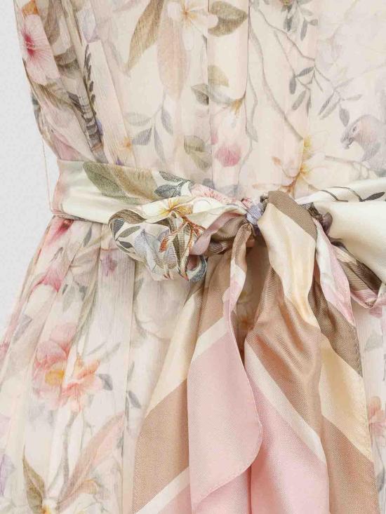 26SS 짐머만 미디 스커트 7280DC261CREAM White - ZIMMERMANN