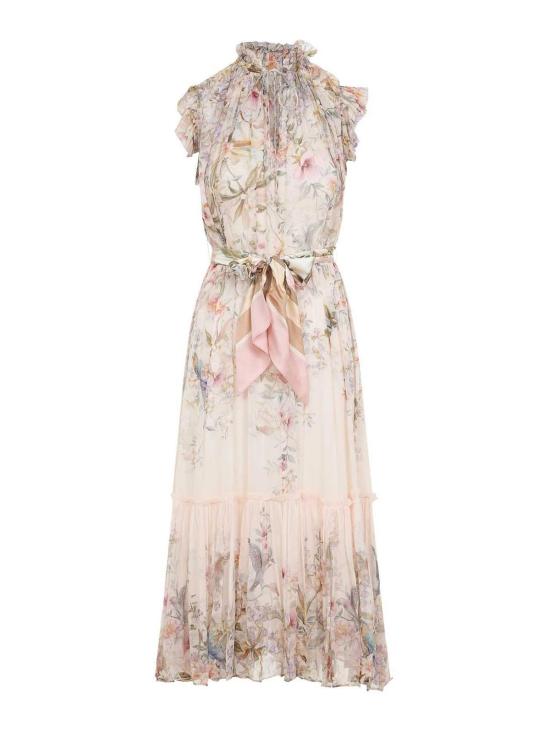 26SS 짐머만 미디 스커트 7280DC261CREAM White