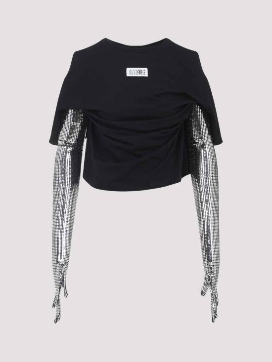 26SS MM6 메종마르지엘라 반팔 티셔츠 S52GC0358M20170900 Black - MM6 MAISON MARGIELA