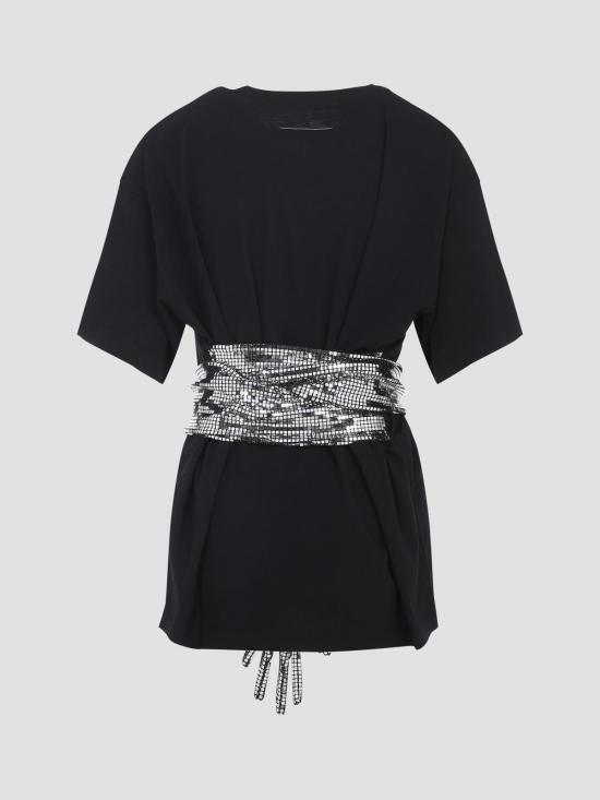 26SS MM6 메종마르지엘라 반팔 티셔츠 S52GC0358M20170900 Black - MM6 MAISON MARGIELA