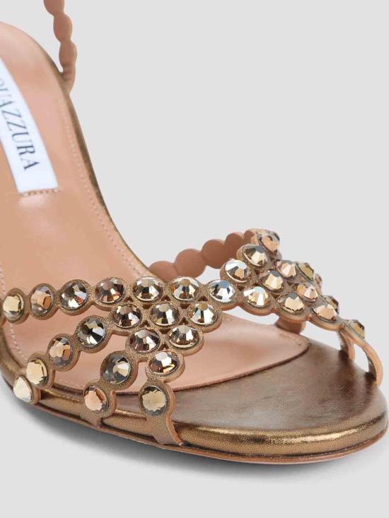 26SS 아쿠아주라 샌들 TQLMIDS0CYNBRA Brown - AQUAZZURA