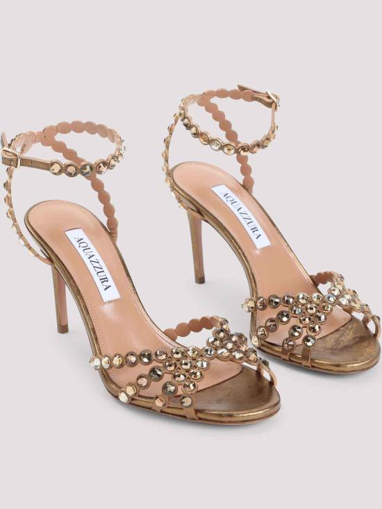 26SS 아쿠아주라 샌들 TQLMIDS0CYNBRA Brown - AQUAZZURA