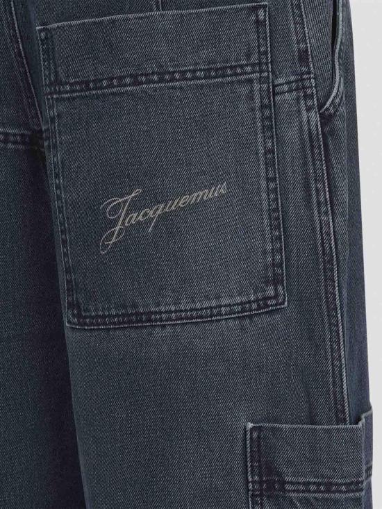 25FW 자크뮈스 스트레이트 팬츠 PAM00541AD00049380 Dark Blue - JACQUEMUS