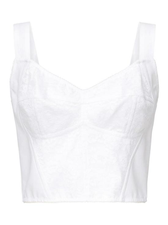 26SS 돌체앤가바나 민소매 티셔츠 F7T19TGDCLQW0800 White