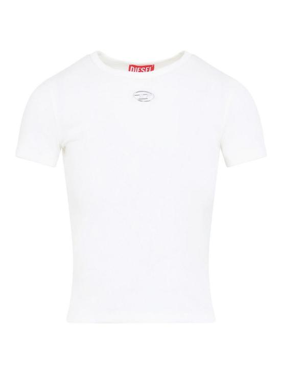  디젤 반팔 티셔츠 A199100JMBA141 Cream