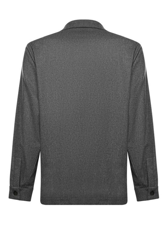 25FW 마이클 콜 긴팔 셔츠 MCJSP3597F25003 Grey - MICHAEL COAL