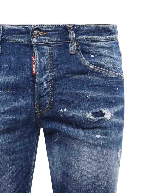  디스퀘어드2 스트레이트 팬츠 S71LB1711D30010470 Blue - DSQUARED2