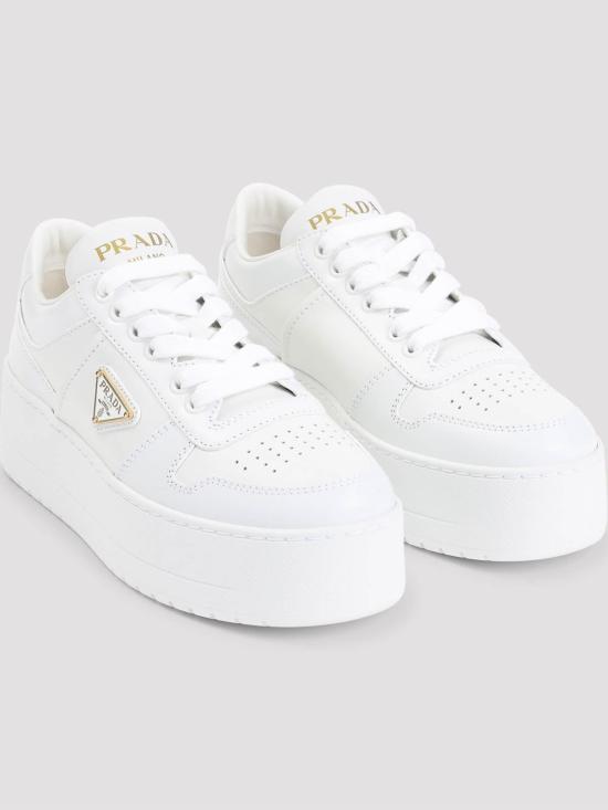 26SS 프라다 다운타운 볼드 레더 스니커즈 1E792MFD0503LPHF0009 White - PRADA