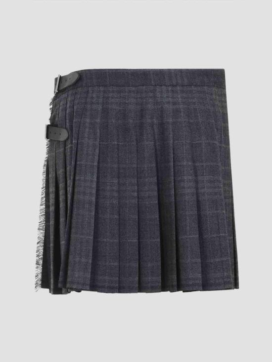  발렌시아가 숏 원피스 850673TQT011240 Grey - BALENCIAGA