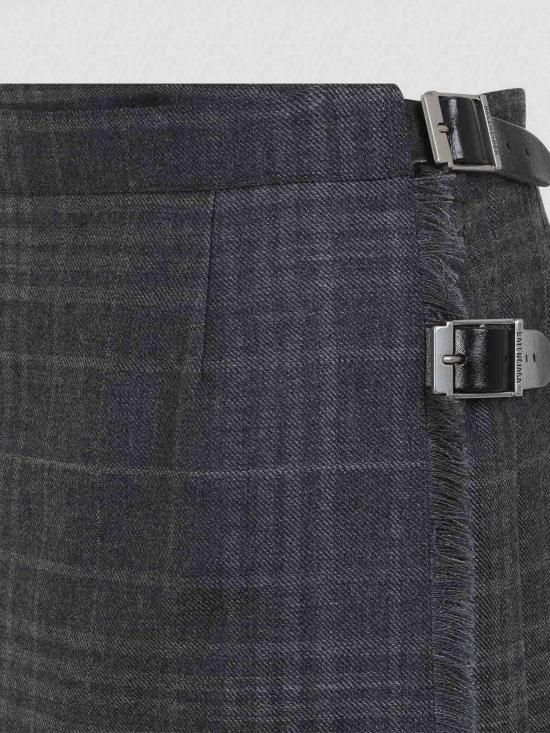  발렌시아가 숏 원피스 850673TQT011240 Grey - BALENCIAGA