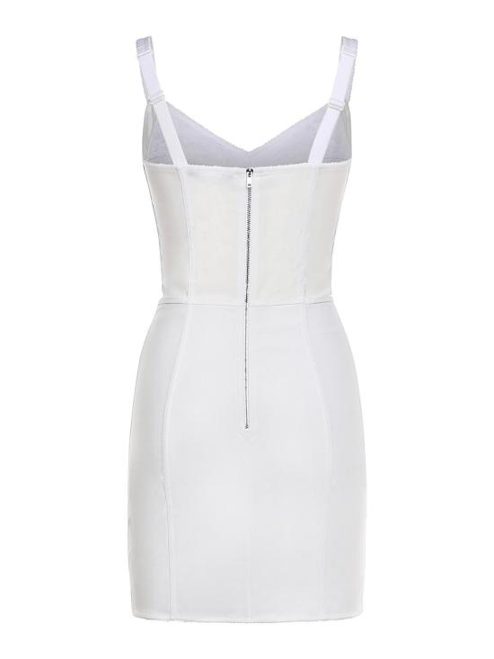 26SS 돌체앤가바나 미디 스커트 F63G8TGDCLQW0800 White - DOLCE & GABBANA