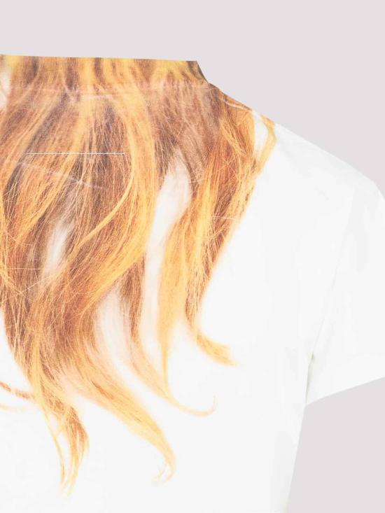 26SS MM6 메종마르지엘라 반팔 티셔츠 S52GC0361M20048101 Cream - MM6 MAISON MARGIELA