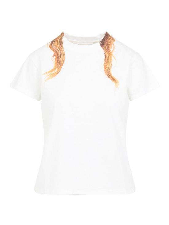 26SS MM6 메종마르지엘라 반팔 티셔츠 S52GC0361M20048101 Cream