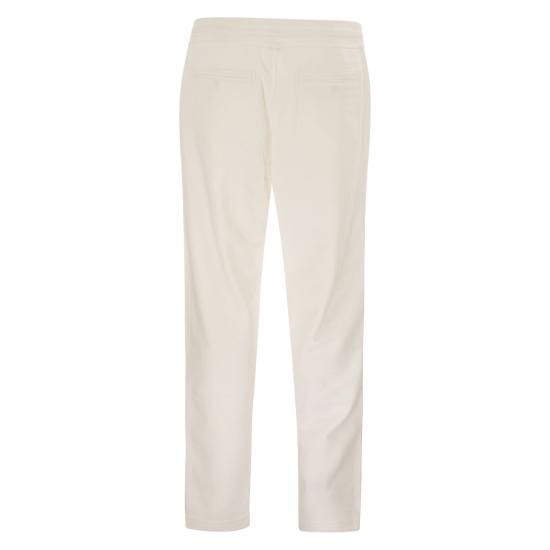 26SS 브루넬로 쿠치넬리 스트레이트 팬츠 MW8633243G WHITE - BRUNELLO CUCINELLI