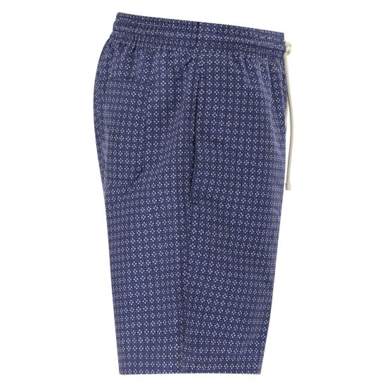 26SS 브루넬로 쿠치넬리 플라워 프린트 나일론 수영복 MR847043 BLUE - BRUNELLO CUCINELLI