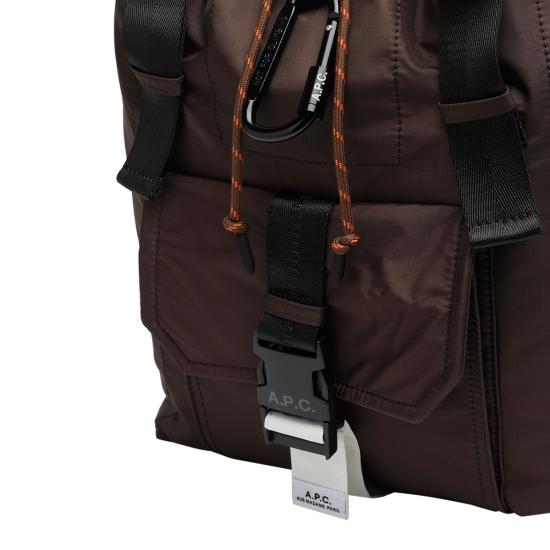 26SS 아페쎄 백팩 PAAGS H62220 CAA Brown - A.P.C.