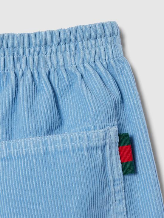 26SS [키즈] 구찌 쇼츠/버뮤다 848997XDDFD 4017 Clear Blue - GUCCI