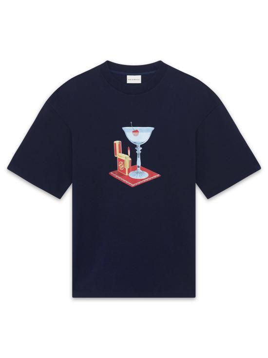 26SS 드롤드무슈 반팔 티셔츠 JTS291CO002 NY Blue