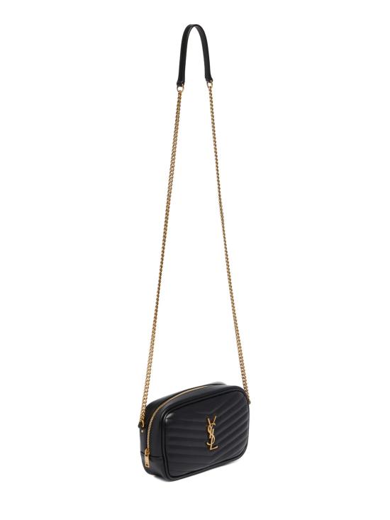 26SS 생로랑 퀼티드 레더 루 미니백 748849DV707 1000 Black - SAINT LAURENT