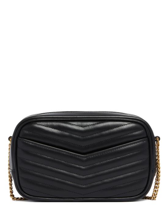 26SS 생로랑 퀼티드 레더 루 미니백 748849DV707 1000 Black - SAINT LAURENT