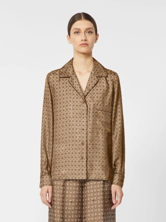 26SS 막스마라 셔츠 2611111131600 006 Brown - MAX MARA