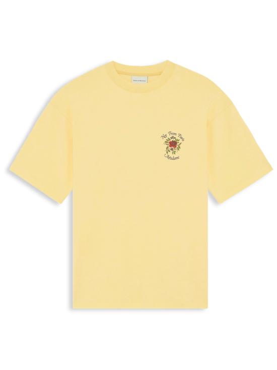 26SS 드롤드무슈 반팔 티셔츠 JTS210CO002 LYL Giallo