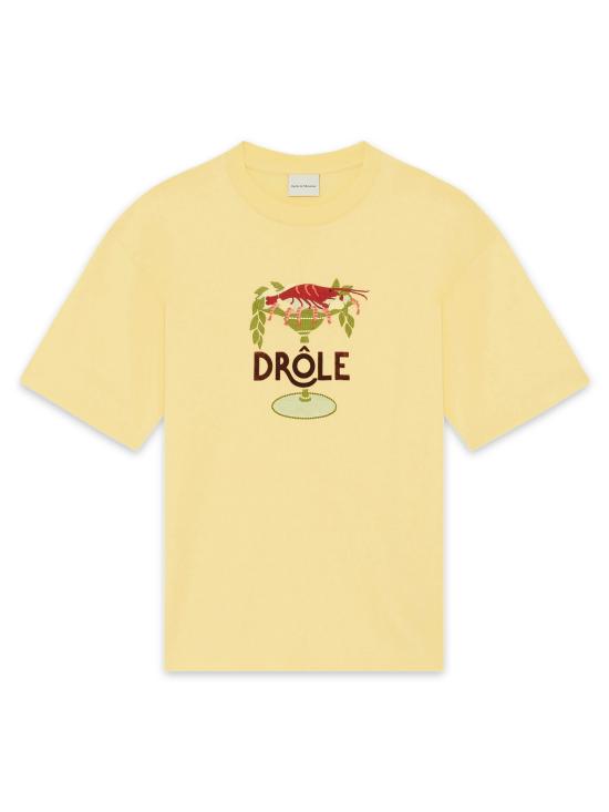 26SS 드롤드무슈 반팔 티셔츠 JTS289CO248 LYL Giallo